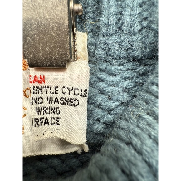 Vintage‎ Broadway Sweater Mens Medium Acrylic Knit Pullover 80s Pattern - Picture 12 of 15